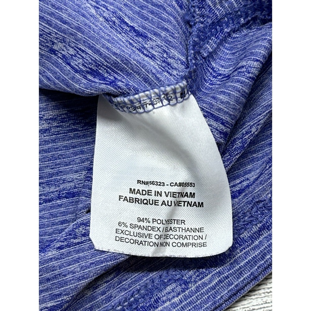 Mens Nike Dri-fit Polo Golf Shirt Purple Striped Ocean Course Hammock Beach XL - Picture 5 of 7